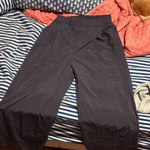 Lou & Grey Black Elastic Waist Pants